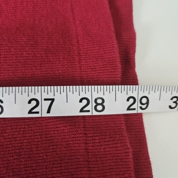 Polo Ralph Lauren Mens Red Estate Rib Quarter Zip Pullover Sweater Sz XL - Picture 11 of 14